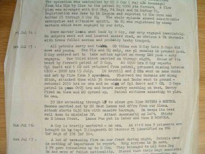 War Diary Scott