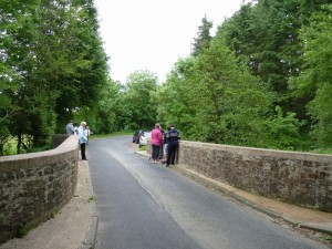 At Tourmeauville Bridge with Albert Figg