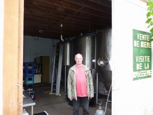 Patrick, brewer at Brasserie Chant du Loup