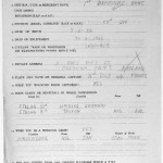 Sammy Brunt's PoW Questionnaire Page 1