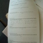 Pte George Reid Returning PoW Questionnaire Page 2