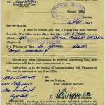 Notification of Tom Caldwell PoW status