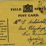 Tom Caldwell field postcard front