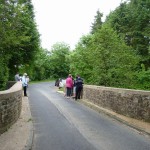 At Tourmeauville Bridge with Albert Figg