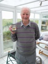 Peter Findlay with medal